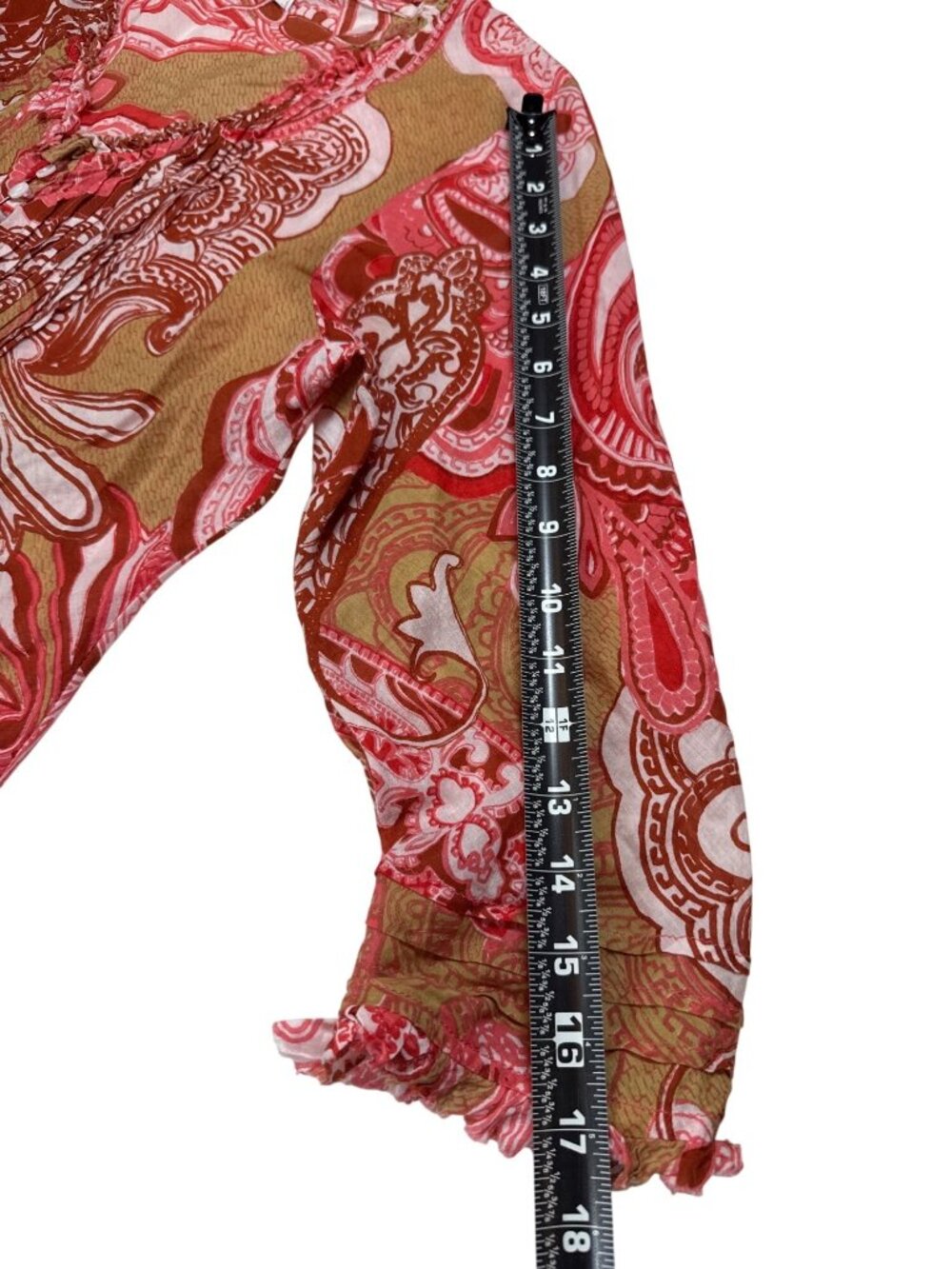 One Season amalfi long poppy medium midi dress in terracotta (OO661) - Picture 6 of 10